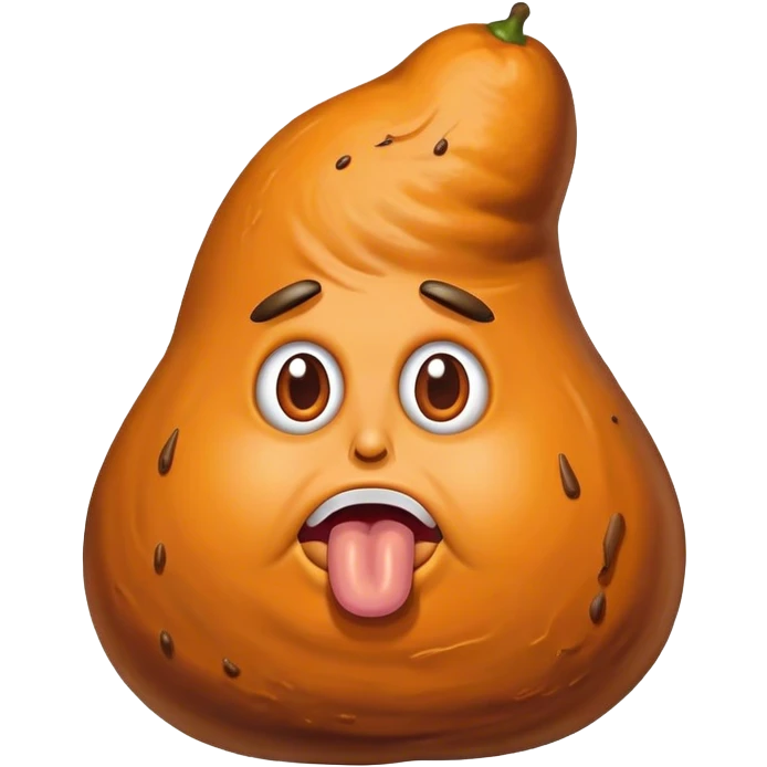 Big orange turd with Trump’s face on it emoji