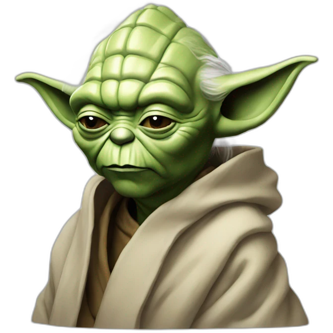 Yoda smoke emoji