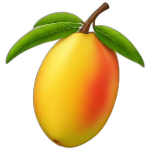 opened mango emoji