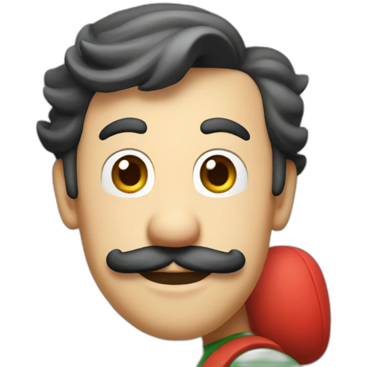 Red luigi emoji