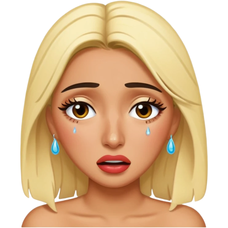 Huda from love Island crying emoji