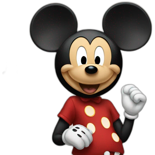 Mickey mouse singing  emoji