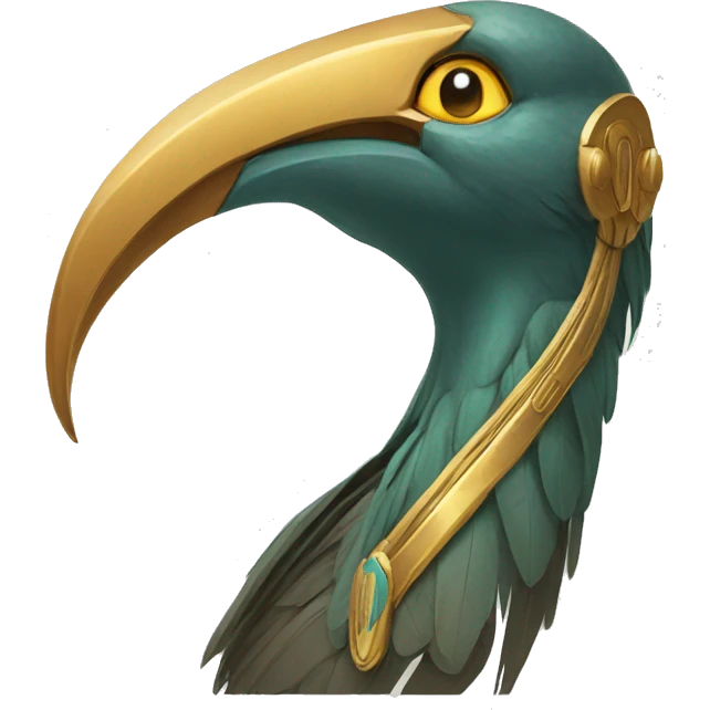 thoth egyptian god ibis head emoji