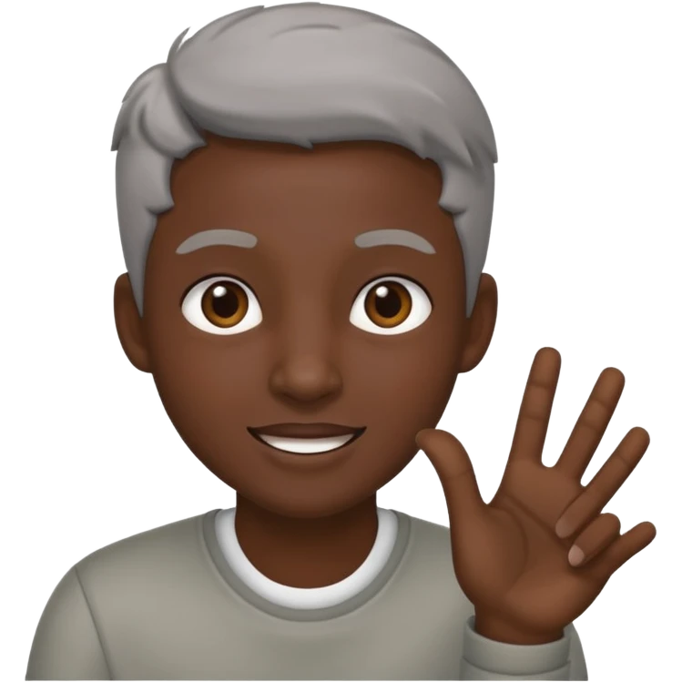 열정적인, 멋있는, 동물을 좋아하는 (회색) emoji