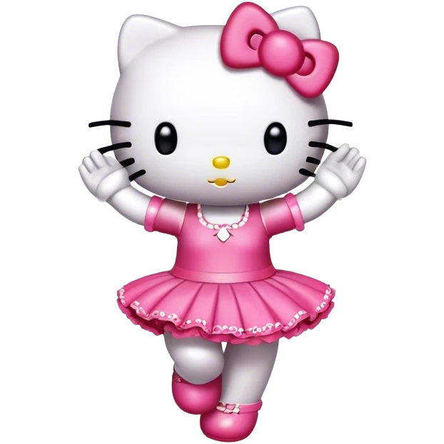 Hello kitty dance emoji