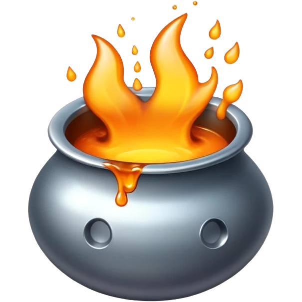 metal pour emoji