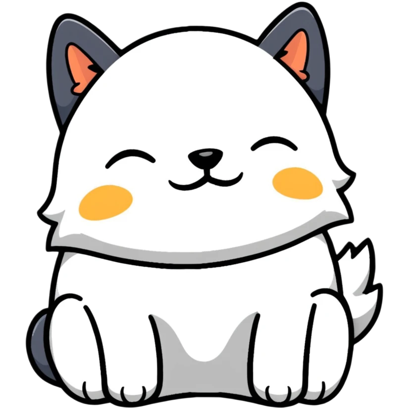 Sleepy dog emoji