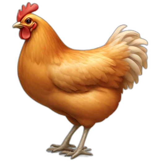 to much chicken emoji