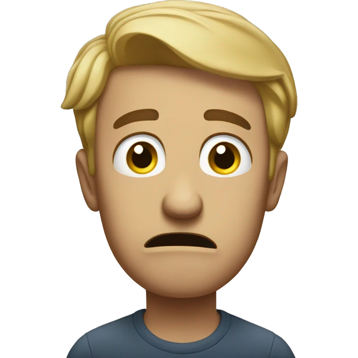 Exasperated  emoji