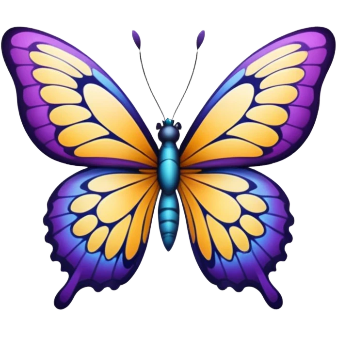 The butterfly feeling emoji