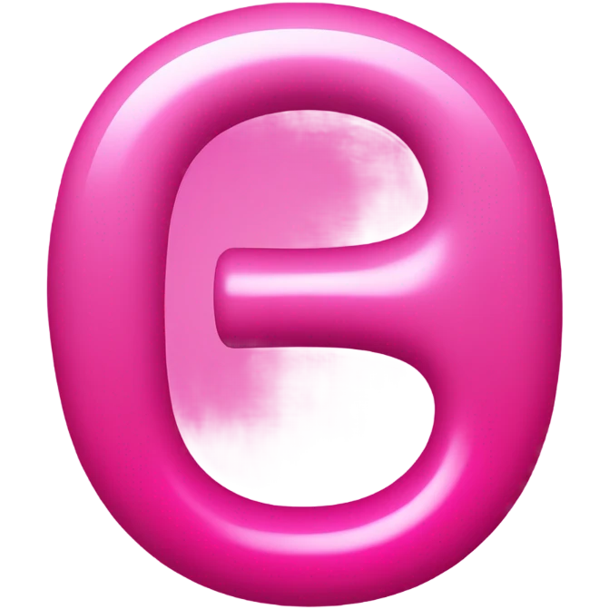 Aprising pink letter in B emoji