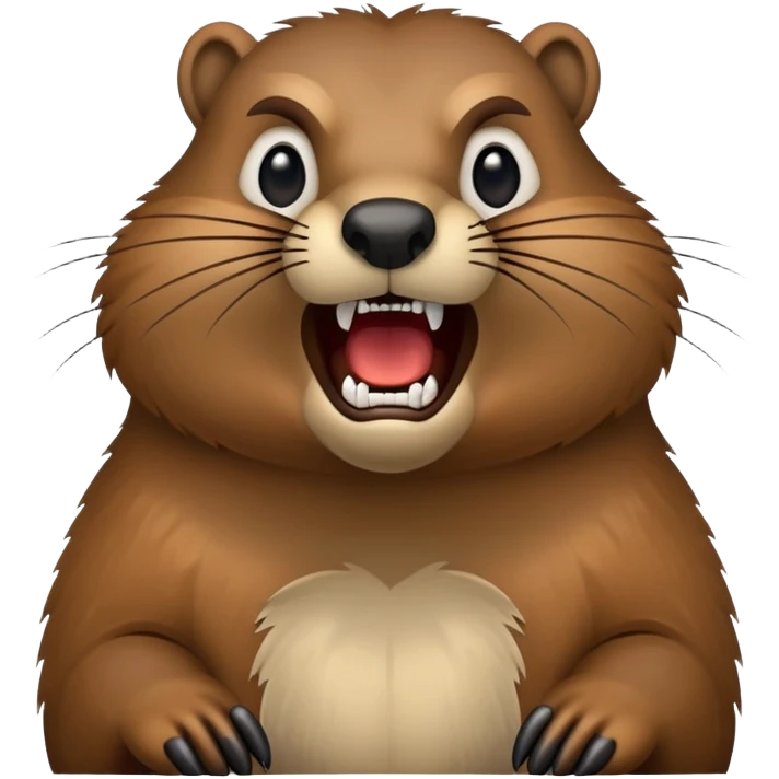 Angry Groundhog emoji