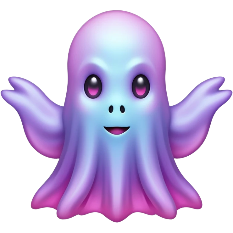Pokemon legendary purple and pink type ghost emoji