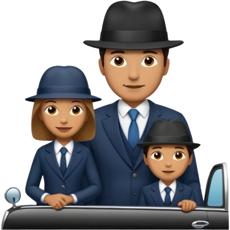 Family chauffeur emoji