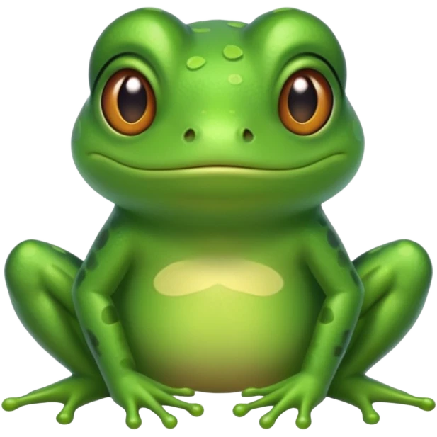 Sassy frog emoji