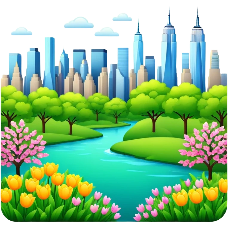 New York City spring  emoji