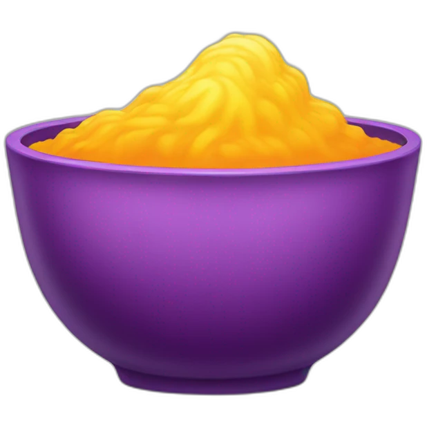 Bowl of dye emoji