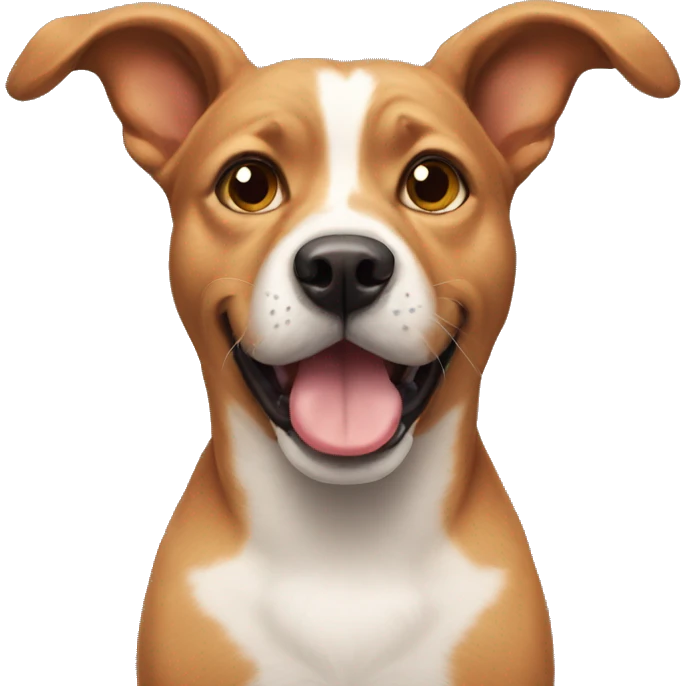 dog with cat's ears  emoji