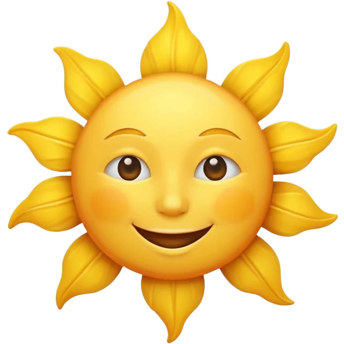smiling sun emoji emoji