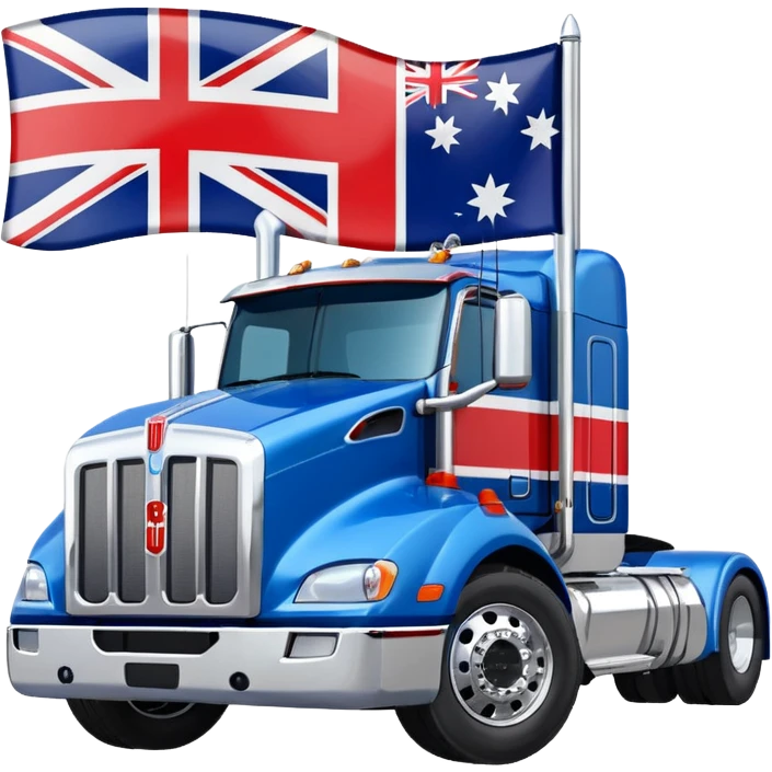 Kenworth Truck  with australian flag decal emoji