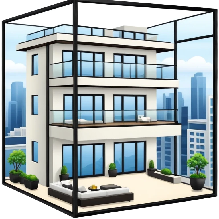 An very expensive and rich ripenthouse emoji