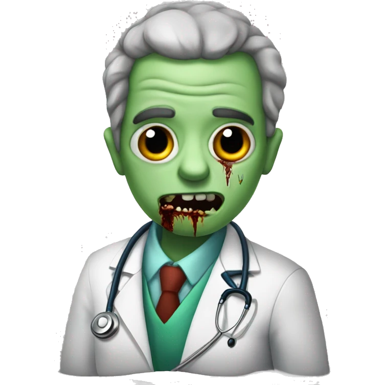 Doctor zombie emoji