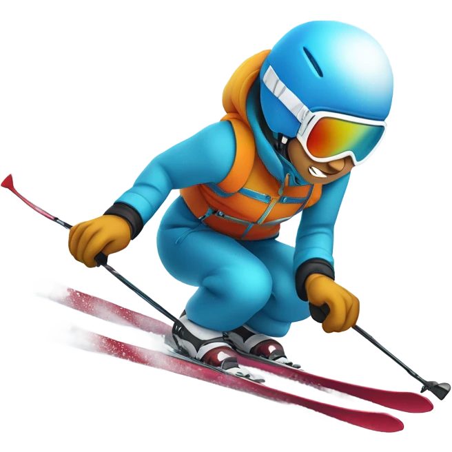 Ski - peur emoji