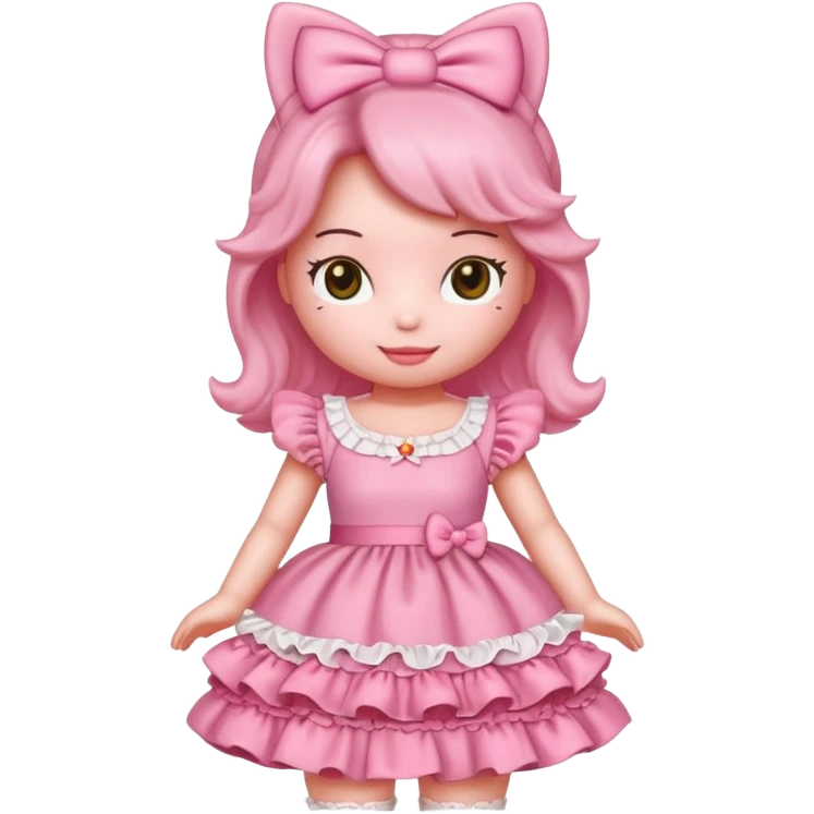 a coquette hello kitty doll emoji