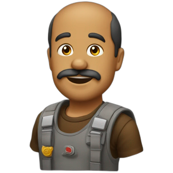 Barbue qui boit du coca emoji