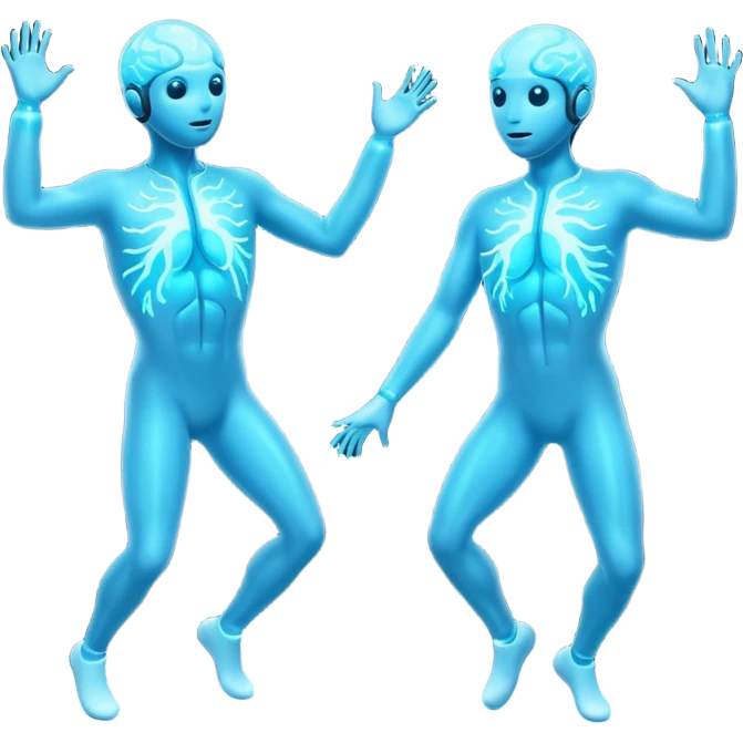 Last two brain cells dancing emoji