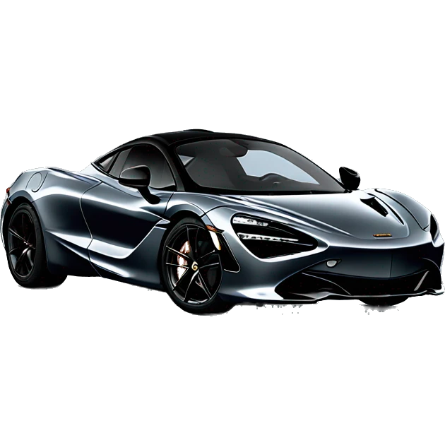 Black McLaren 720s emoji