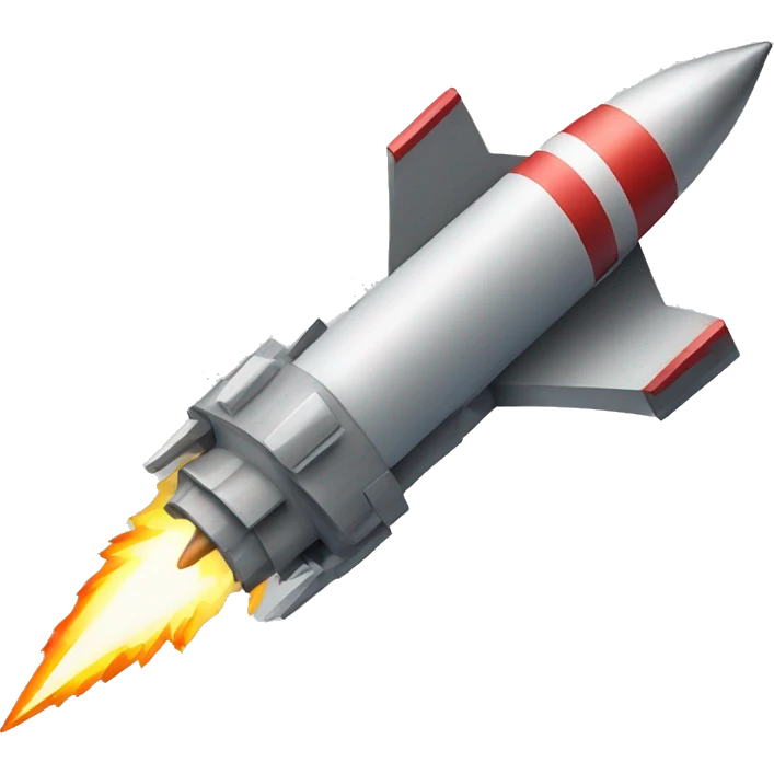 missile isometric emoji