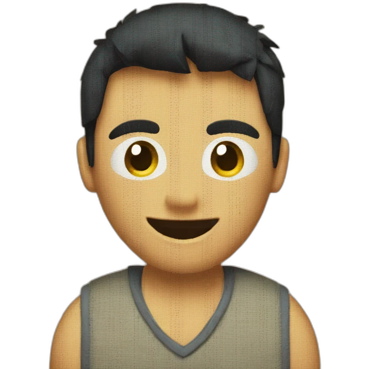 Cut stitch emoji