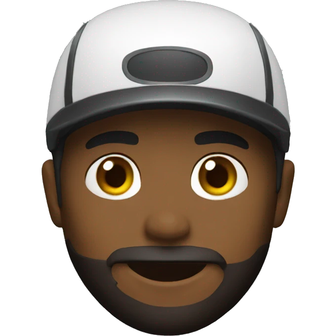 Gamer black racing emoji