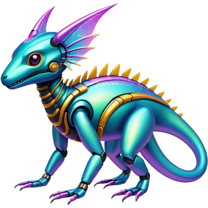  exotic tropical cyber-Fakémon-Vernid-creature emoji