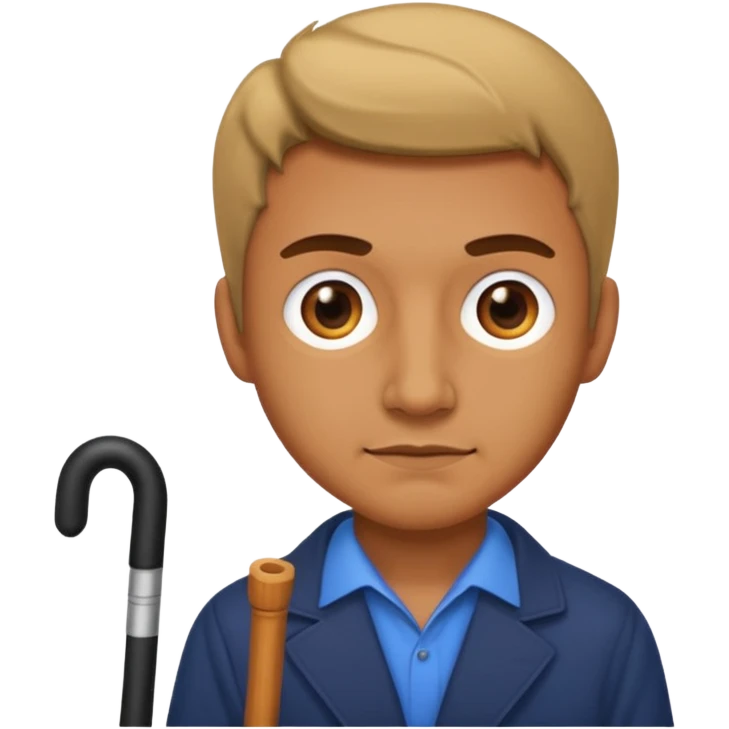 man with probing cnae emoji