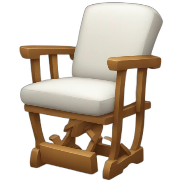 animated chair breaking emoji