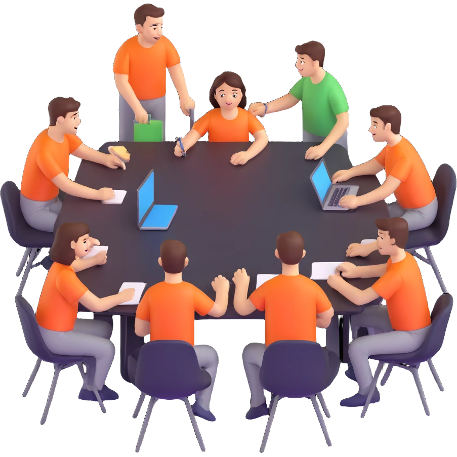 team of people collaborating together emoji