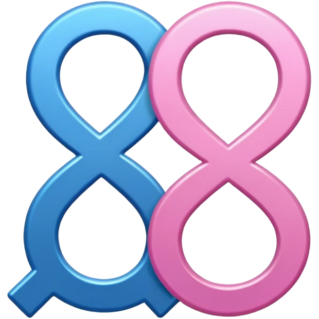 male gender & famale gender symbols emoji