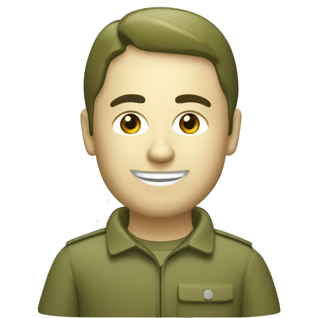 Renault Clio 2 Khaki olive color emoji