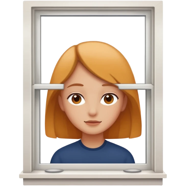 intimate moment by the window emoji