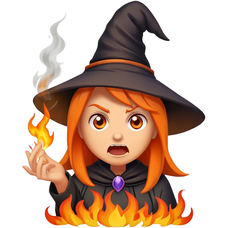 Burn witch  emoji