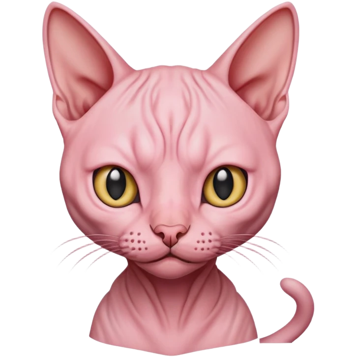 Hairless cat emoji