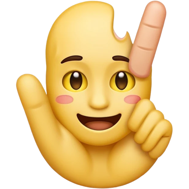 Emoji jaune qui fait des doigts d’honneur emoji