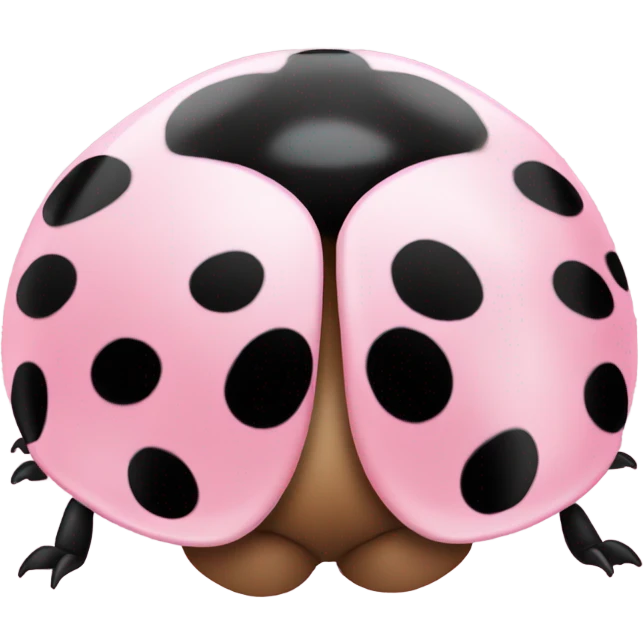 Pink ladybug emoji