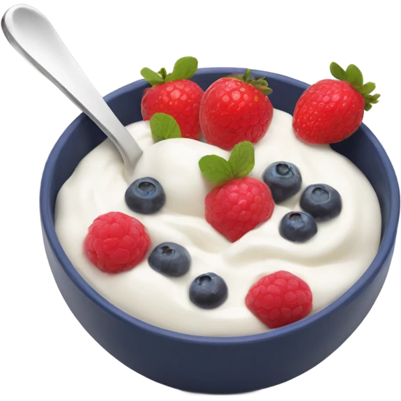 Yogurt bowl with fruit  emoji