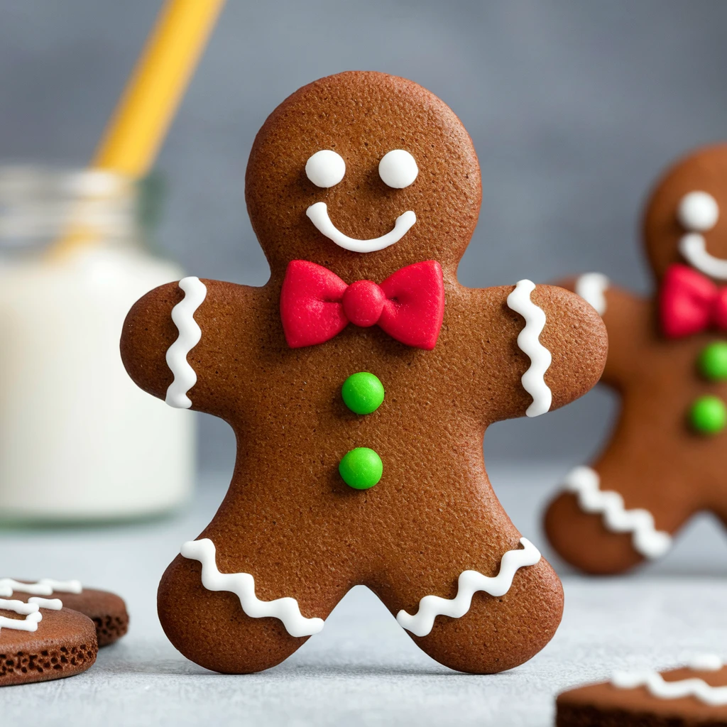 gingerbread man emoji
