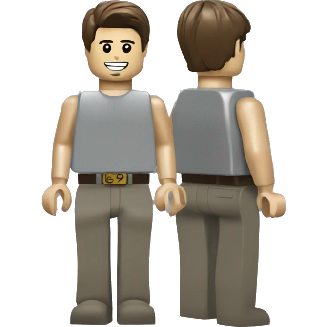 TOM CRUISE lego full body emoji