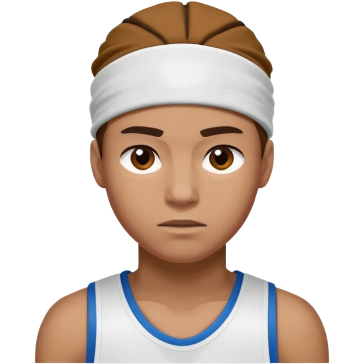 basketballer with sweatband emoji