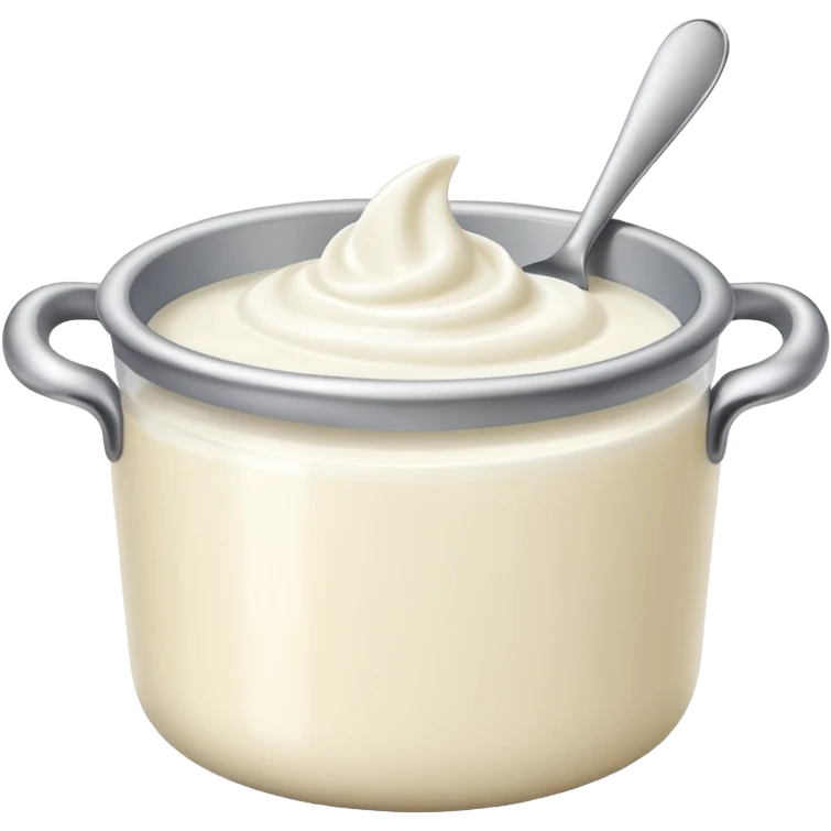 un pot de yaourt emoji
